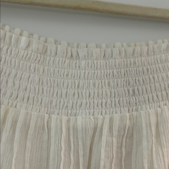 White and Black Patterned Women's Skirt - Picture 4 of 8